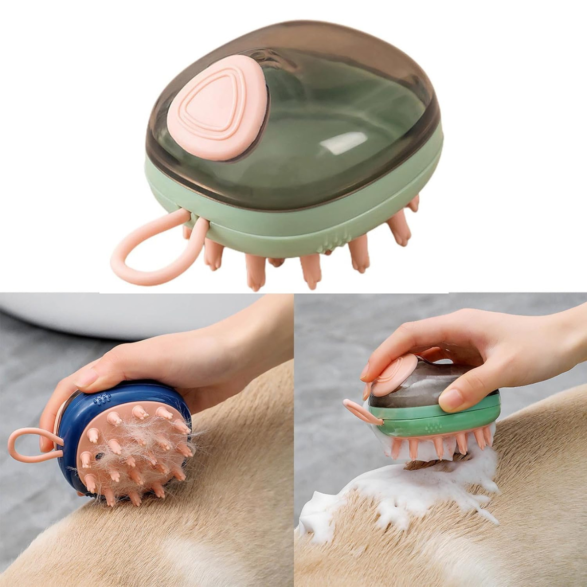 Cepillo 2 en 1 para Bañar Mascotas - Imagen 2