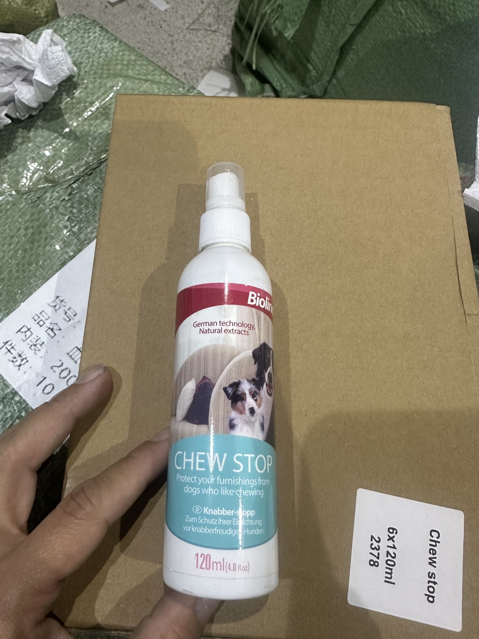 Spray de Entrenamiento Amargo Mascotas